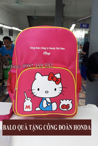 Balo học sinh mầm non quà tặng Honda