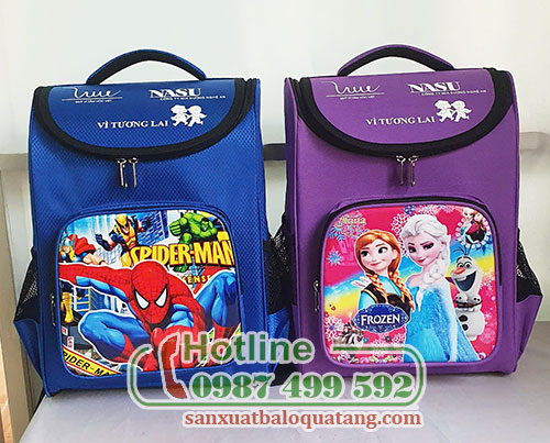 Mẫu balo học sinh quà tặng Nasu